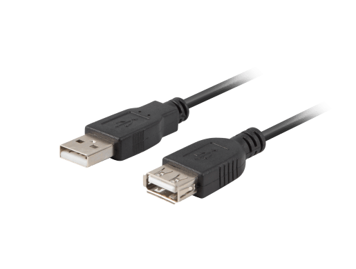 PRZEDŁUŻACZ USB-A M/F 2.0 1.8M