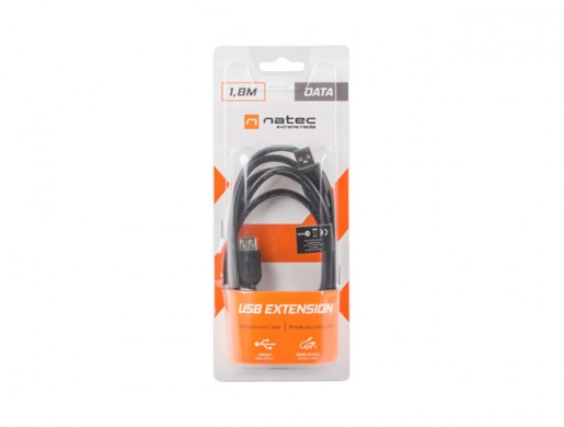 PRZEDŁUŻACZ USB-A M/F 2.0 1.8M