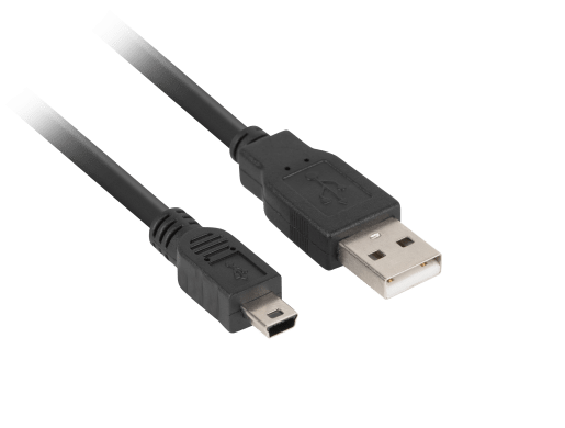 KABEL USB MINI(M)->USB-A(M) 2.0 1.8M