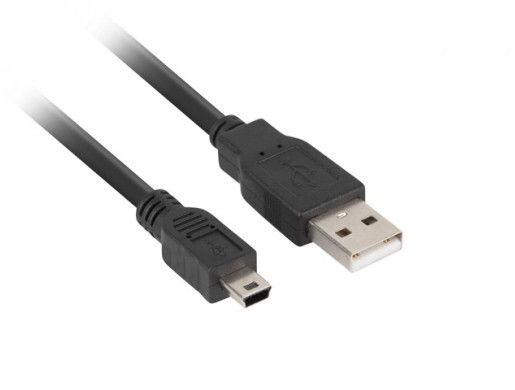 KABEL USB MINI(M)->USB-A(M) 2.0 1.8M
