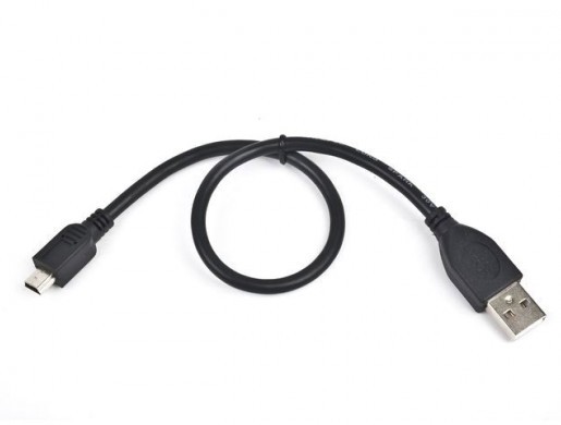 KABEL USB MINI(M)->USB-A(M) 2.0 0.3M