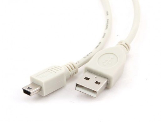 KABEL USB MINI(M)->USB-A(M) 2.0 0.9M