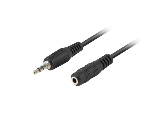 PRZEDŁUŻACZ AUDIO MINIJACK 3.5MM M/F 1.5M