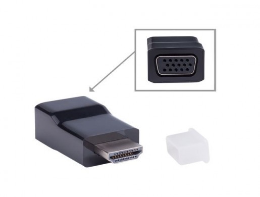 ADAPTER HDMI(M)->VGA(F)