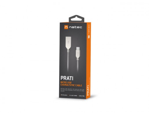 PRATI KABEL USB MICRO(M)->USB-A(M)PRATI