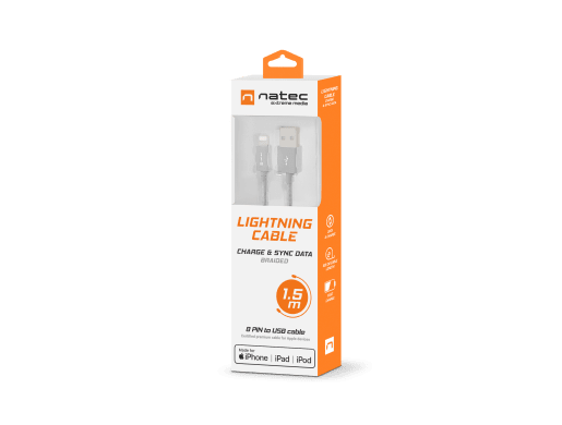 KABEL LIGHTNING 1.5M MFI OPLOT