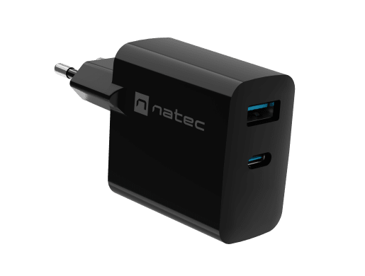 RIBERA GAN 1X USB-A + 1X USB-C 45W