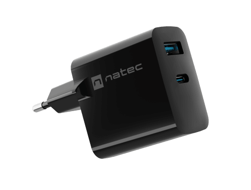 RIBERA GAN 1X USB-A + 1X USB-C 65W