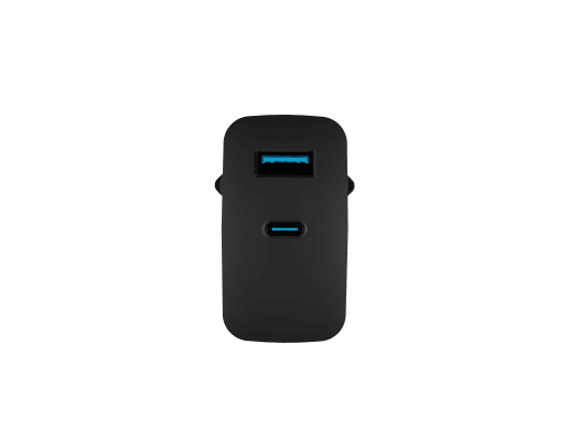 RIBERA GAN 1X USB-A + 1X USB-C 65W