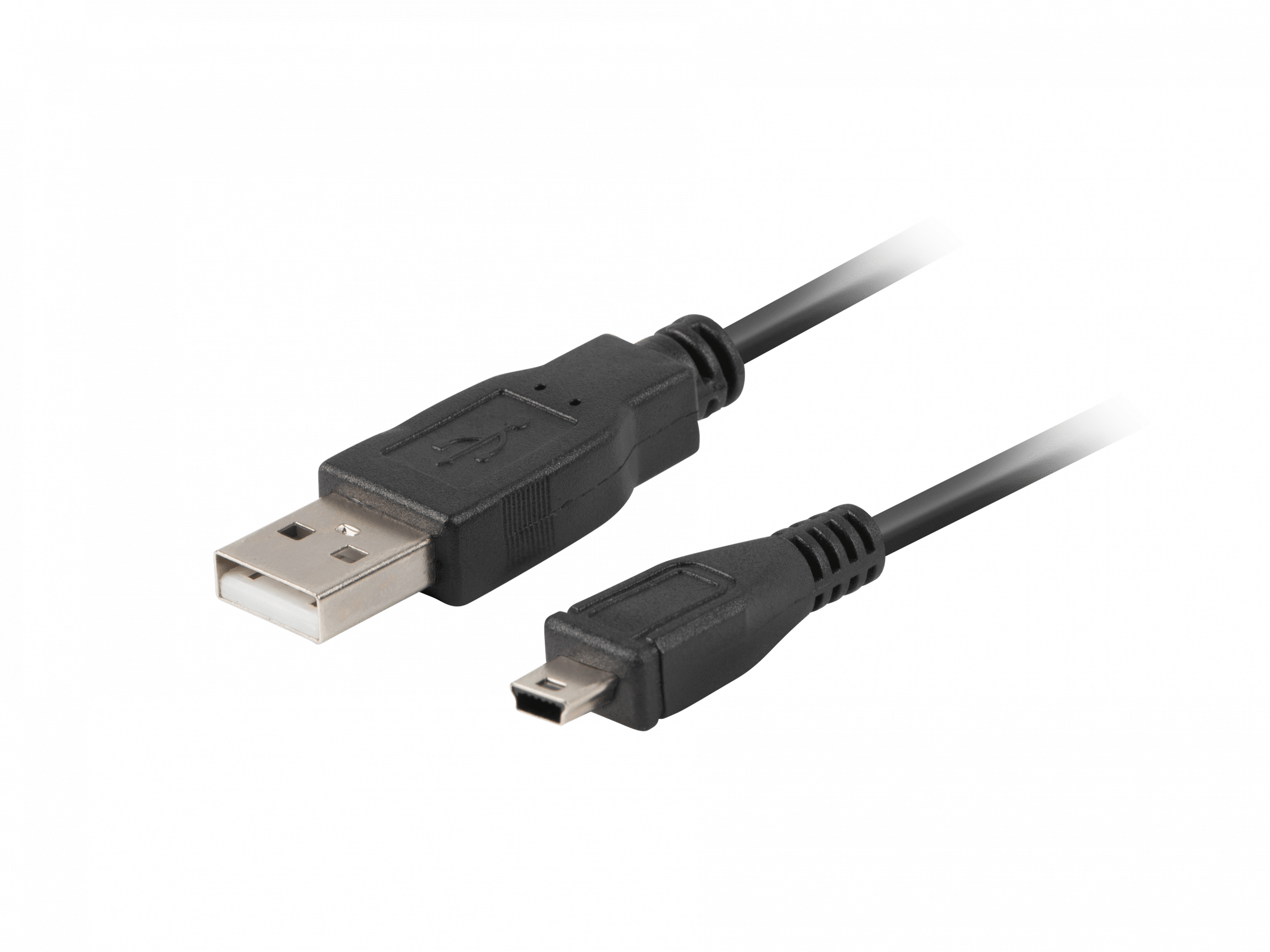 KABEL USB MINI(M)->USB-A(M) 2.0 0.3M