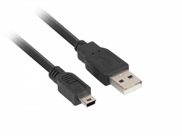 KABEL USB MINI(M)->USB-A(M) 2.0 1.8M