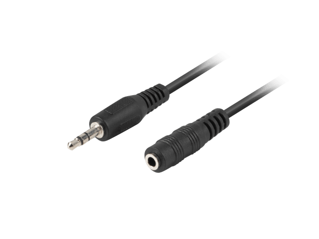 PRZEDŁUŻACZ AUDIO MINIJACK 3.5MM M/F 1.5M