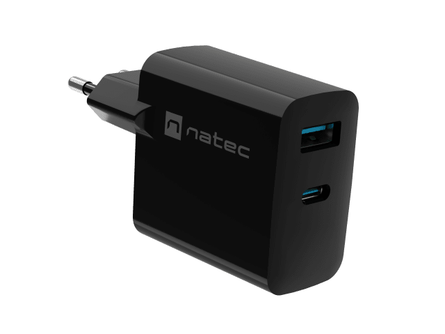 RIBERA GAN 1X USB-A + 1X USB-C 45W